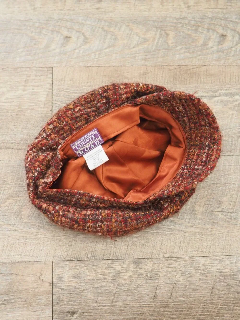 Vintage Old County Road Tweed Newsboy Cap Hat - Picture 5 of 6